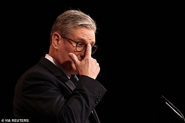 Few pollsters see any tangible signs that Starmer (pictured) and his team has started to turn things around