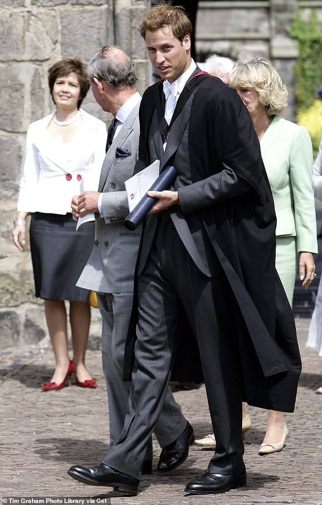 Four years before hearing the speech, fresh-faced William and Kate moved into St Salvator's halls of residence at St Andrews in September 2001