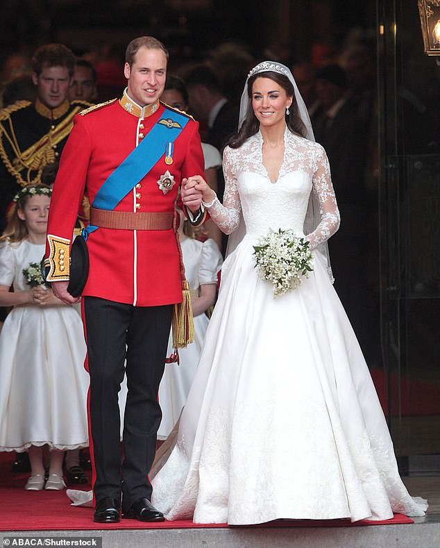 Fulfilling the prophecy, the former St Andrews students married at Westminster Abbey in 2011