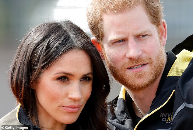 Prince Harry and Meghan in April 2018. The Queen allegedly said that Harry meeting Meghan had been a 'complete catastrophe'