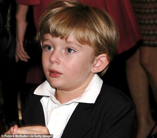 Barron was born on March 20, 2006, (Pictured at Trump Tower in 2009)