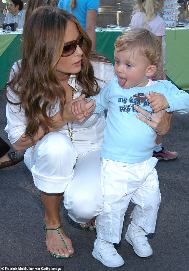 Melania and Baron attend the annual playground party with New York families to support Central Park's playgrounds on May 30, 2007