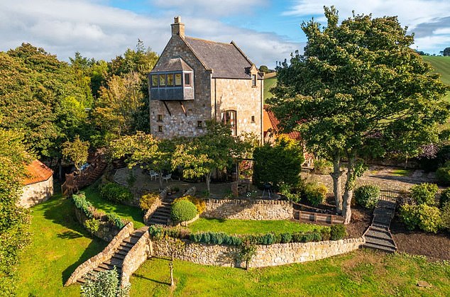 Pirwindy Keep near Largo in Fife looks looks ancient but was actually built in 1998