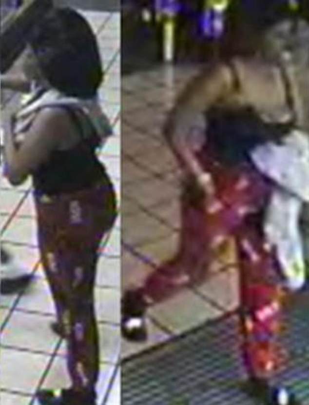 The thugs kicked and hit the officer at Wood Green London Underground station after she challenged the girls who had attempted to barge through barriers without tickets