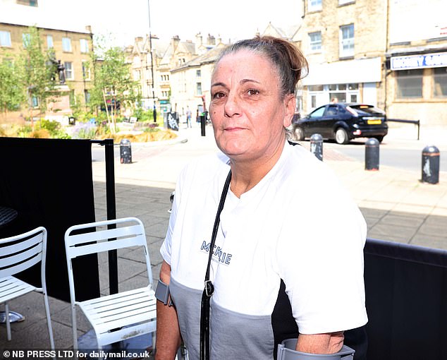 Marilyn Atkinson (pictured) said drug addicts walk around the area 'like zombies'
