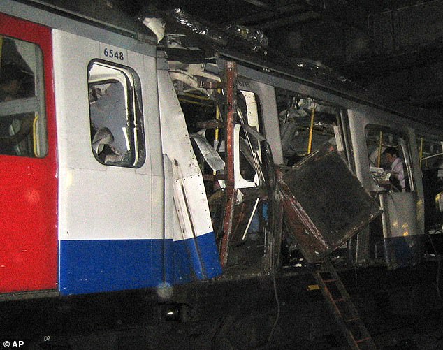 The blasts which tore apart the Circle line train between Liverpool Street and Aldgate stations