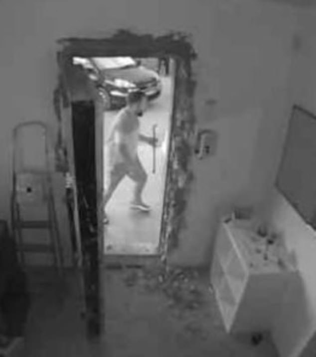 CCTV footage showed men breaking and entering, meaning the authorities had a right to remove them for breaking the law