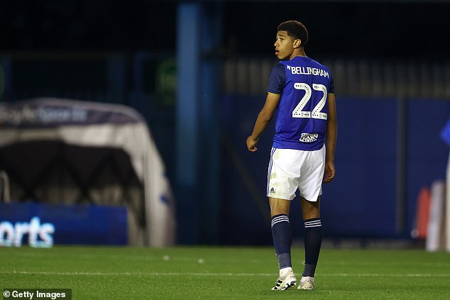 Jude Bellingham's No 22 shirt was retired when he left Birmingham City as a teenager