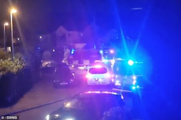More than 150 people had filled the street and park over locals driveways with 'minibus after minibus' arriving every 15 minutes