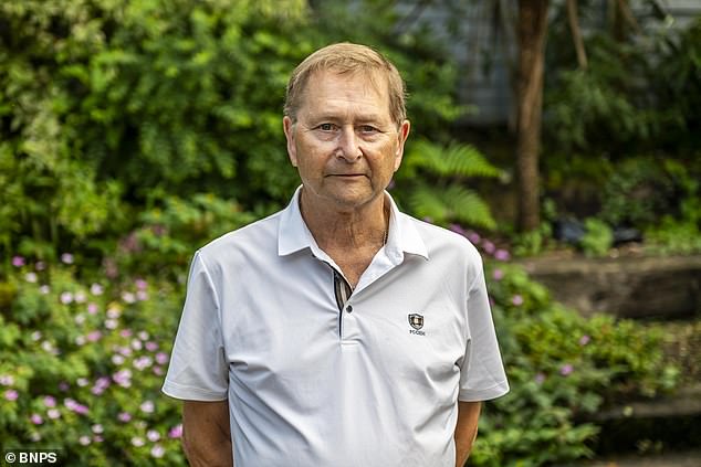 Dade, who has lived in the residential street for 38 years, said: 'We had a swarm last summer, which lasted about three or four days where we were stuck inside and couldn't let the grandchildren in the garden