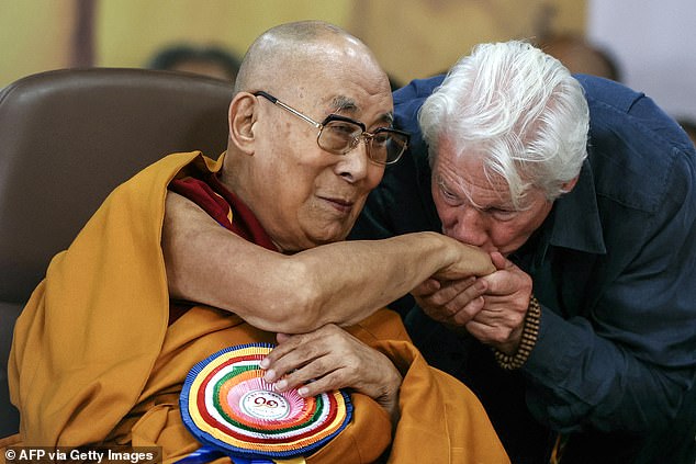 Gere has been a regular visitor to Dharamshala for decades and is a staunch advocate of the Tibetan Independence Movement