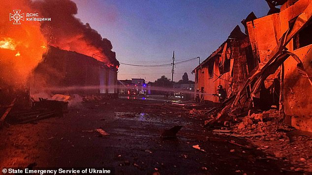Explosions hit Kyiv and the surrounding region, with multiple people wounded and residential buildings damaged