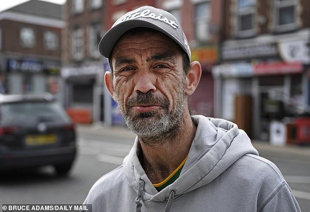 Joe Brian, 48, from Newcastle, moved to Walton three years ago and says it is a 's***hole