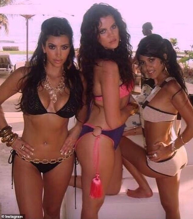 The 45-year-old reality star's appearance has frequently been a a topic of conversation along side the rest of the Kardashian-Jenner clan; (L-R) Kim, Khloe, and Kourtney pictured