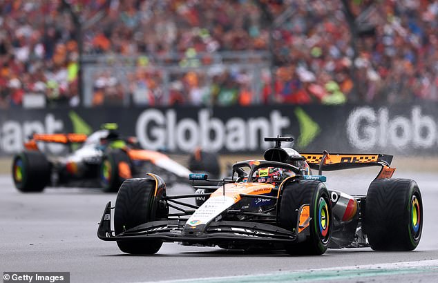 Just eight points separates the two McLaren drivers after another action-packed race