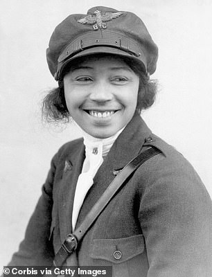Bessie Coleman (above) became the first African American woman to earn a flying licence in 1921