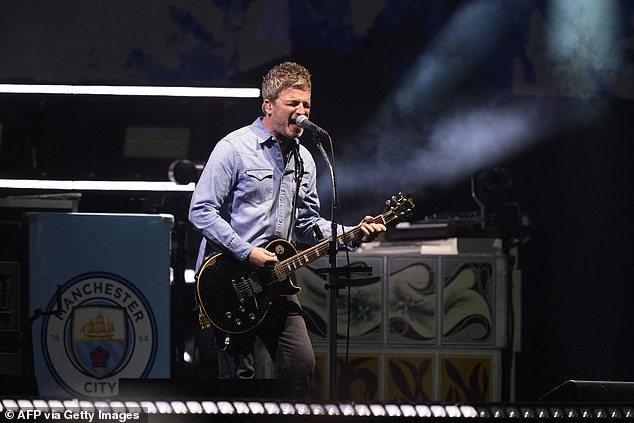 His elder brother Noel Gallagher, 58, took on tracks including Don't Look Back In Anger