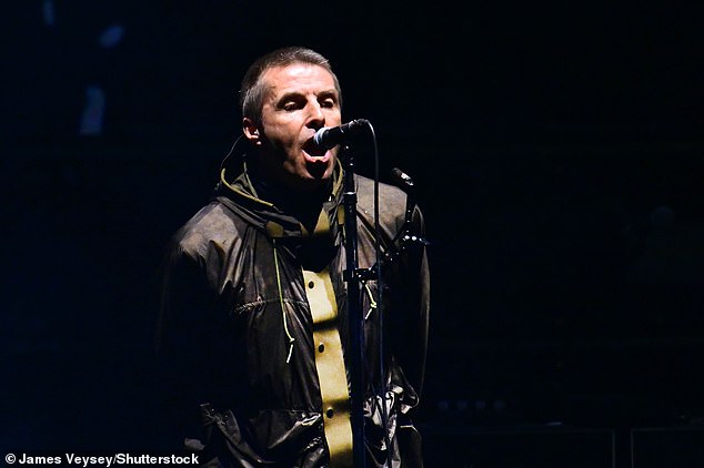 Liam Gallagher (pictured), 52, sang lead vocals on songs including Supersonic and Whatever