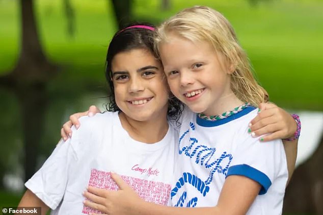 Eloise Peck (right) was sharing a cabin with Lila Bonner (left) when they were killed in the flooding