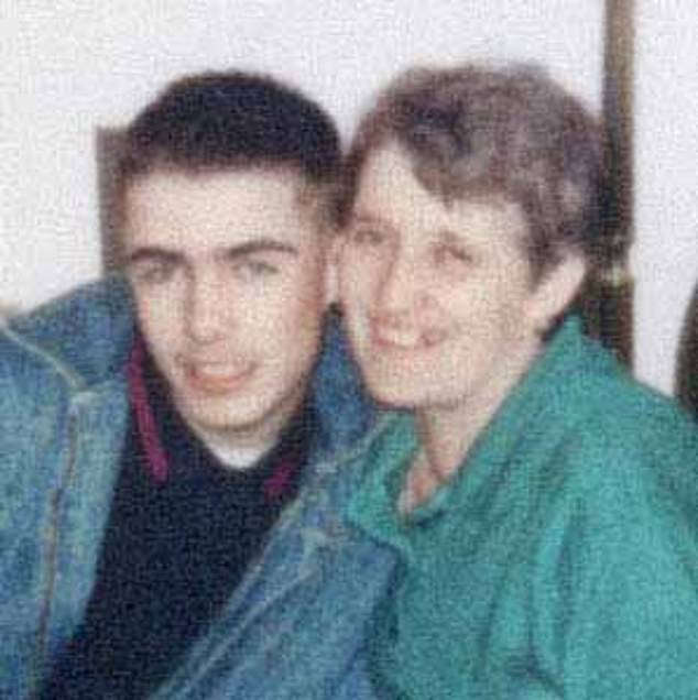 Since Oasis' split in 2009, Peggy is said to have continually urged her sons to put aside their differences (pictured with Liam as a teenager)