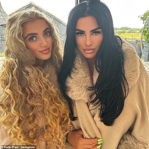 Princess has achieved an incredible feat through her nepo baby status as she has vowed to become a 'millionaire by the age of 20' (pictured with mum Katie Price)