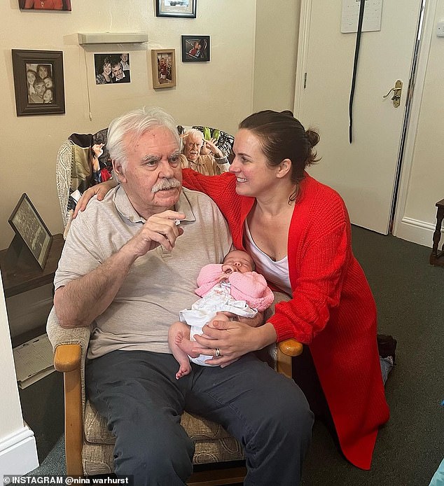 She explained how she spent three days by his side with her mum and sisters as they treasured the last moments