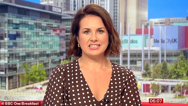 The political editor's father battled with dementia, which she has previously spoke about