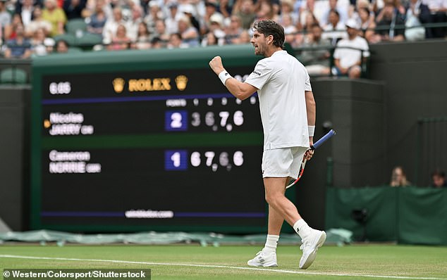 Norrie won all 28 of his service games against Jarry, saving eight break points in the process