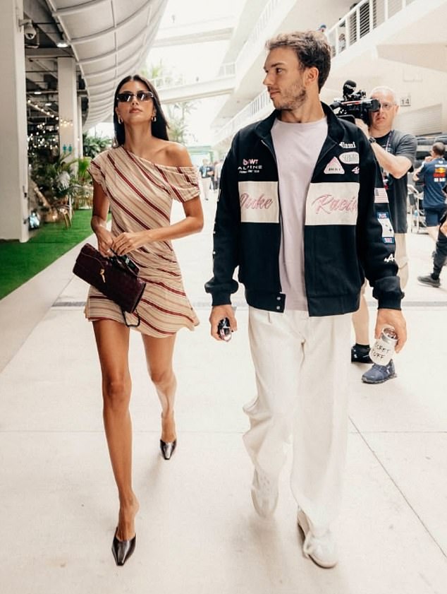 Frenchman Pierre Gasly has been dating model Francisca Gomes since 2022