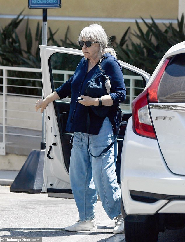 Susan Ruttan, 76, was spotted in Los Angeles on a rare outing and wore a fashionable outfit as she exited her white Honda Fit