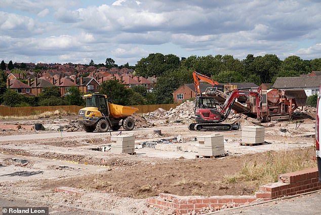 Slowly but steadily, the estate is being finished at last