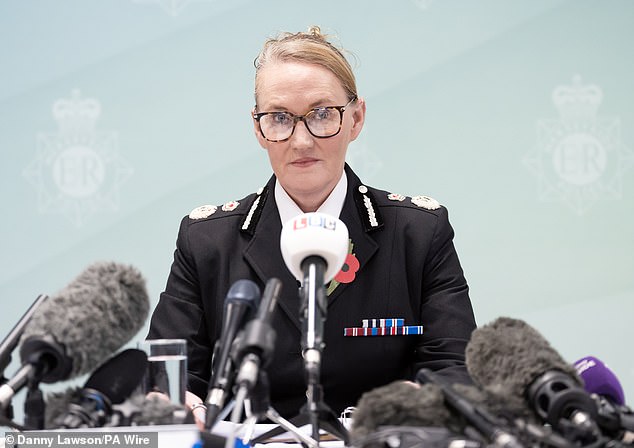 Chief Constable Serena Kennedy (pictured) said: ‘Non-crime hate incidents are having a disproportionate impact on trust and confidence in policing and we absolutely need to sort that out in terms of what is the role of policing'