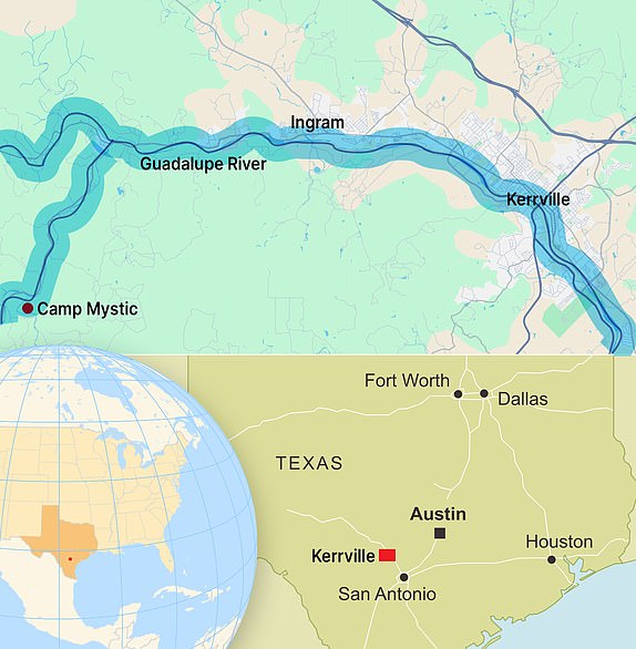 MAP Camp Mystic and Kerrville, Texas location7/6/2025