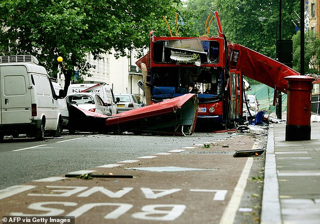 Four terrorists, each carrying a rucksack packed with explosives, unleashed hell on the capital, blowing up three Tube trains and a double-decker bus