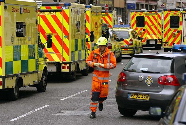 Emergency services swarmed the scene following the blasts