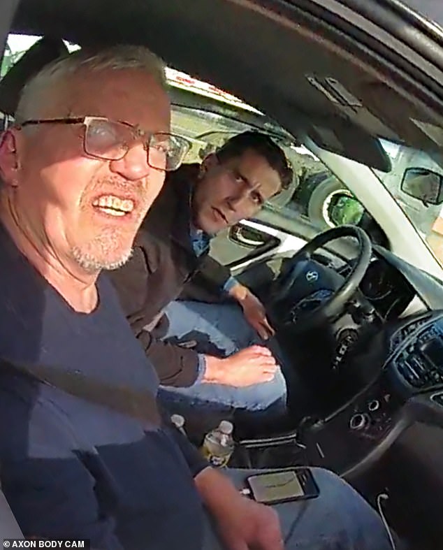 Bryan Kohberger was pulled over with his father (pictured together) before his arrest
