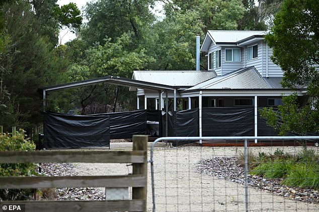 Patterson was so confident she would be going home she had workers prepare black plastic around her home to shield her from waiting media