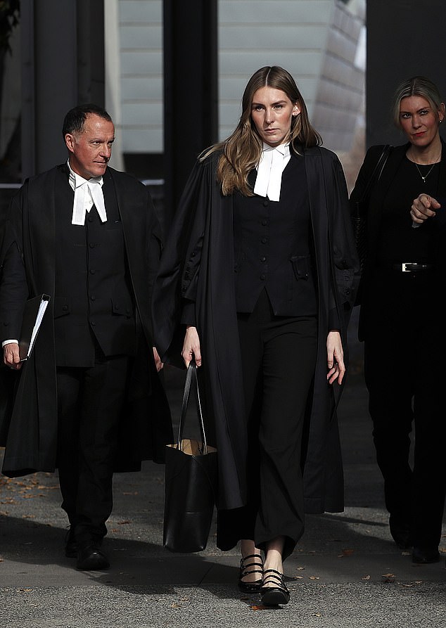 Colin Mandy, SC, (left) and his associate Sophie Stafford (centre) had worked hard to clear Patterson