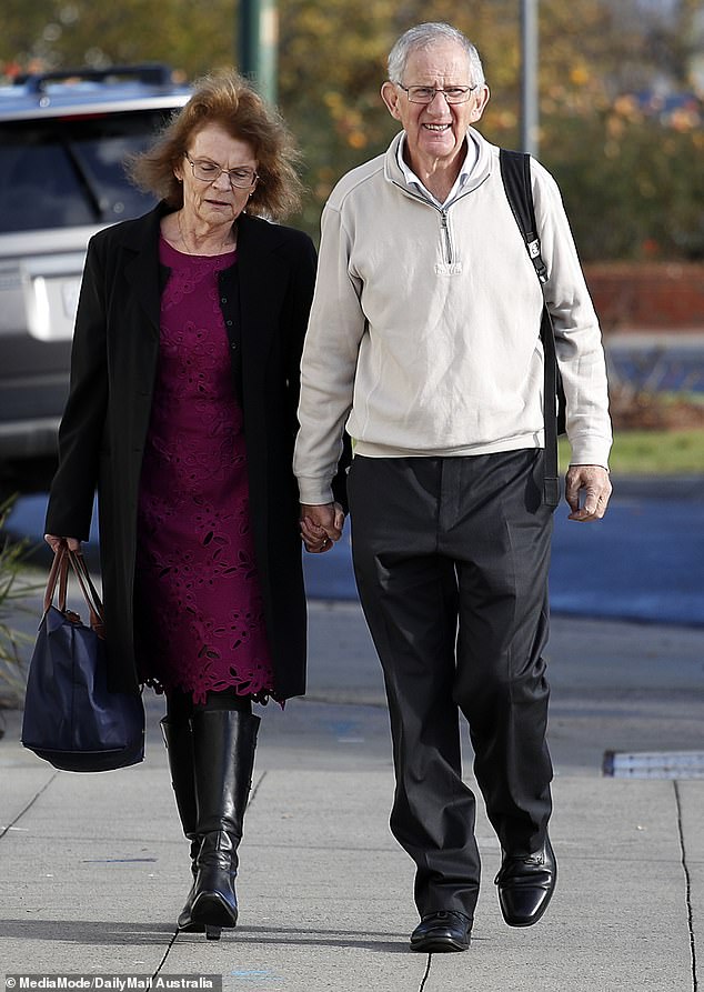 Colin Patterson and his wife attended every day of the trial and sat front and centre