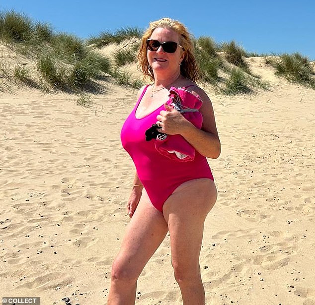 Louise before she started using fat jabs. Now she is around 11st