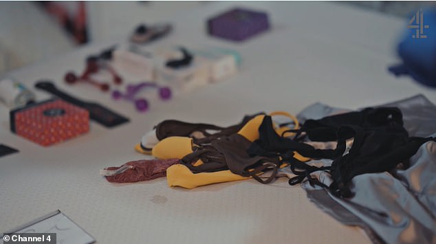 Sex toys and women's underwear were also discovered in the bedroom in Peterborough