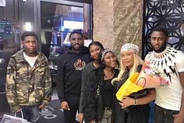 Marcus is pictured with his family who have been battling to get the teenager released and is now recovering with loved ones according to an official statement