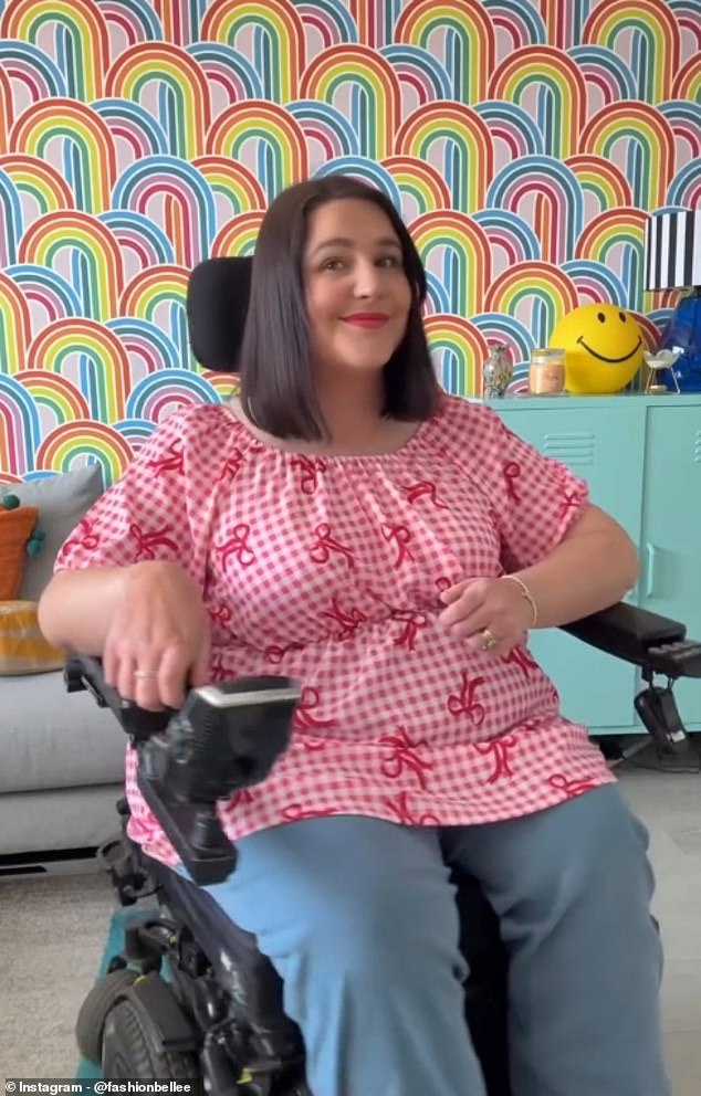 Sophie, who goes by Fashion Bellee online, creates content about 'disabled fashion, travel and Disney'