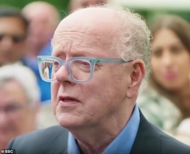 In a previous episode of the BBC show, which was filmed at Roundhay Park in Leeds, saw a couple ask for advice from expert Clive Farahar (pictured) about their newspaper post from the 60s