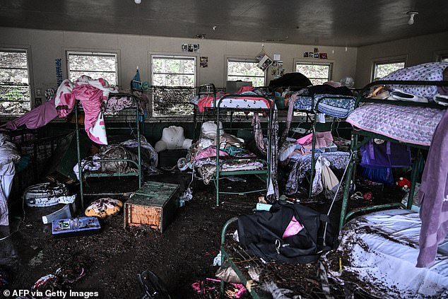 Scenes of devastation at Camp Mystic in Hunt where at least seven girls lost their lives following deadly flash floods