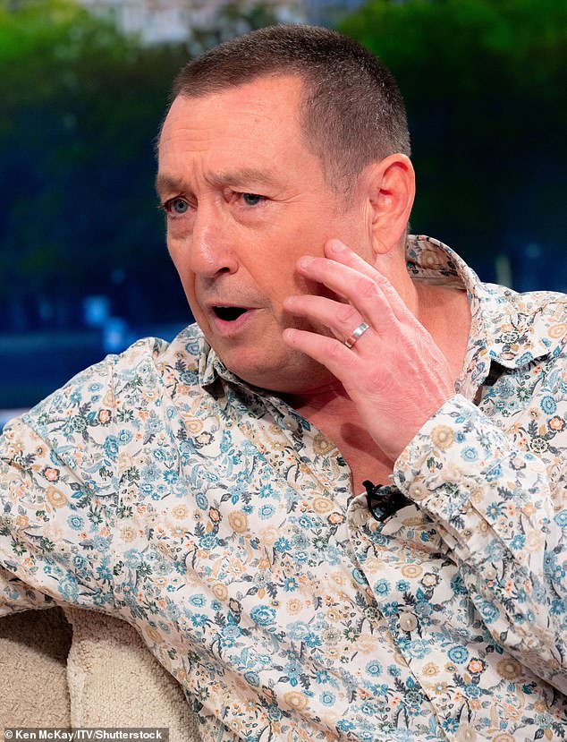 Lee told viewers: 'I think we really need to concentrate on putting skincare on and looking at blemishes on your face. Go and get them checked out'