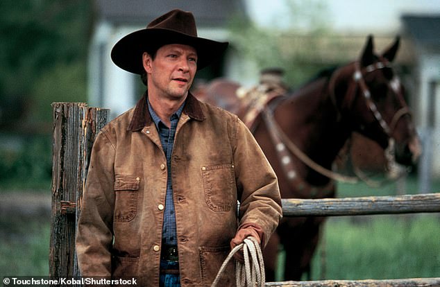 Chris Cooper in Robert Redford's 1998 film The Horse Whisperer which inspired Nick's novel of the same name