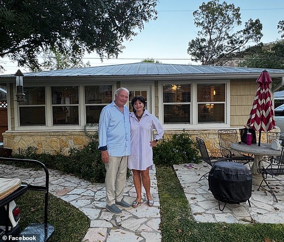 PICTURED:  Grandparents 76-year-old Mike Harber and 74-year-old Charlene Harber,  seen at 108 Casa Bonita, which got flooded,  are still unaccounted for. Their granddaughters, Blair and Brooke Harber, were killed. Amanda Henderson posts on July 4, 2025: PLEASE HELP Jennifer Harber and her brother RJ need your help finding their family!+RJ, his wife Annie and children 11-year-old Brooke and 13-year-old Blair were with his parents 74-year-old Charlene and 76-year old Mike (all in first photo) at 108 Casa Bonita (house in second photo) when the floodwaters ripped through their area. Jennifer has heard from RJ and Annie but no one else.+They are also looking for their dog Daisy Mae and Lilly Lou (third and fourth photos)+If you have seen them, please call authorities or Jennifer at 214-213-4125 or RJ at 214-232-4142