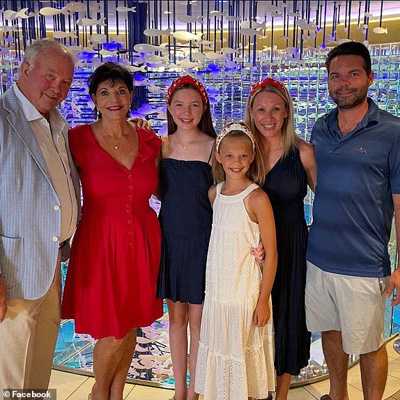 PICTURED:  Two sisters from St. Rita Catholic in Dallas have died (Brooke and Blaire Harber in the middle). Their grandparents (on the left), 76-year-old Mike Harber and 74-year-old Charlene Harber, are still unaccounted for. The sisters' parents (right), RJ and Annie Harber, were staying in a different cabin and are safe, the school noted.Amanda Henderson posts on July 4, 2025: PLEASE HELP Jennifer Harber and her brother RJ need your help finding their family!+RJ, his wife Annie and children 11-year-old Brooke and 13-year-old Blair were with his parents 74-year-old Charlene and 76-year old Mike (all in first photo) at 108 Casa Bonita (house in second photo) when the floodwaters ripped through their area. Jennifer has heard from RJ and Annie but no one else.+They are also looking for their dog Daisy Mae and Lilly Lou (third and fourth photos)+If you have seen them, please call authorities or Jennifer at 214-213-4125 or RJ at 214-232-4142
