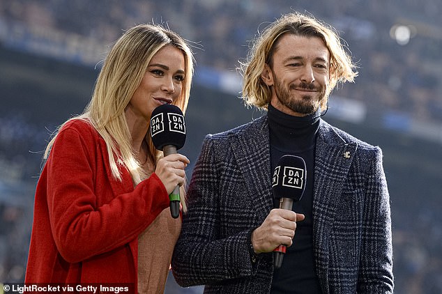 Leotta and former Juventus and Roma star Federico Balzaretti previously worked together for DAZN's Serie A coverage